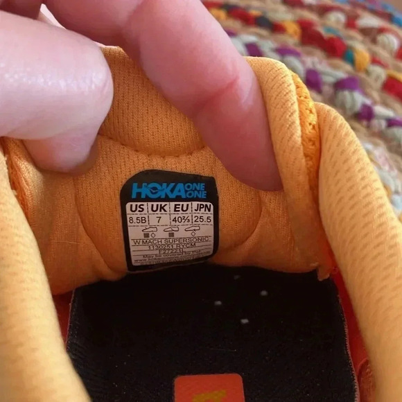 Hoka One One  Mach Supersonic profly+ orange sneakers 8,5 - Picture 9 of 9